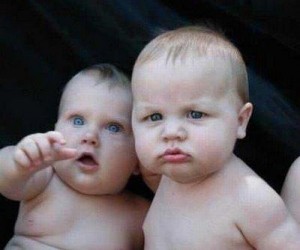 Are you looking at me baby picture
