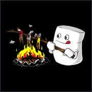 Marshmallow Roast Funny T-Shirt